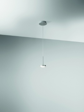 Immagine di Sospensione Pensiola Cucina Dunk Cilindro Alluminio Led 8w Fabas 