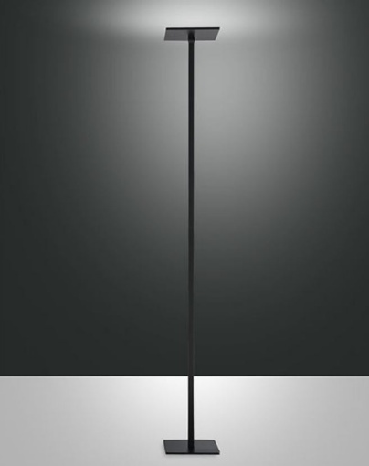 Piantana in metallo verniciato nero RADAR 6587-N-LC