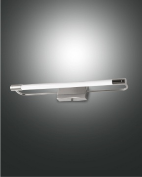 Immagine di Applique Specchio Bagno Led 10w IP44 Rapallo Cromo L.40 cm Fabas 
