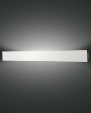 Immagine di Lampada Rettangolare da Parete Alluminio Bianco Led 30w Lotus L.93cm Fabas