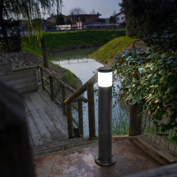 Immagine di Paletto Da Giardino Cilindro 77,5cm GU10 IP65 Anti Corrosione Focus Intec