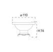 Immagine di Lampadina LED AR111 12V Attacco G53 13w 4000k 940Lm Ottica 45gradi