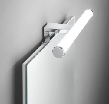 Immagine di Applique Cromo Aggancio Per Specchio Bagno Led 5w 3000k 4000k IP44 Yacht Intec Light