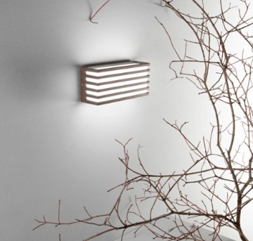 Immagine di Applique Moderna Per Esterni IP54 Led CCT 12w Griglia Dukrot Intec