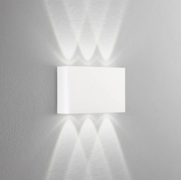 Immagine di Applique Rettangolare Per Esterno IP65 Led CCT 6w Biemissione Ottica 60° Klein Intec