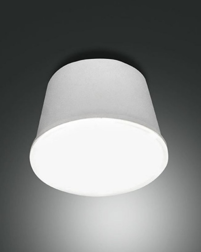 Immagine di Faretto Soffitto Cono Ricaricabile USB Da Esterno IP54 Led 3W Armanda Bianco Ø10 cm Fabas