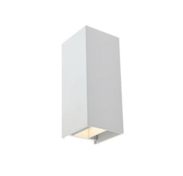 Immagine di Applique Led CCT Squadrata Bianca Per Esterni Fasci Luce Regolabili IP54 Sonny Smarter