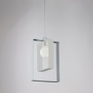 Immagine di Sospensione Cameretta Metallo Bianco Grigio Duplo Be Light