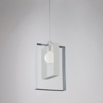 Immagine di Sospensione Cameretta Metallo Bianco Grigio Duplo Be Light