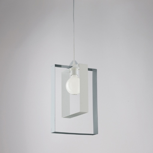 Immagine di Sospensione Cameretta Metallo Bianco Grigio Duplo Be Light