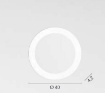 Immagine di Plafoniera Led Rotonda Nero Con Decoro Effetto Legno 35w CCT Samsara Fan Europe