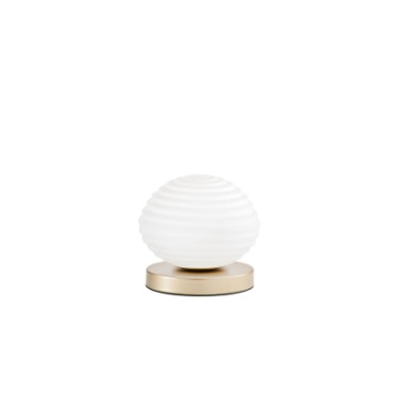 Immagine di Abat-jour Moderna Sfera Vetro Rigato Ripple Fan Europe
