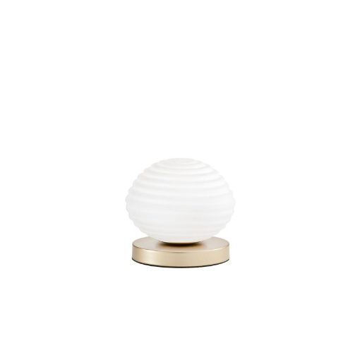 Immagine di Abat-jour Moderna Sfera Vetro Rigato Ripple Fan Europe