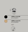Immagine di Abat-jour Moderna Sfera Vetro Rigato Ripple Fan Europe