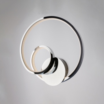 Immagine di Applique Led Design Curvo Cromo Lucido Malena Be Light