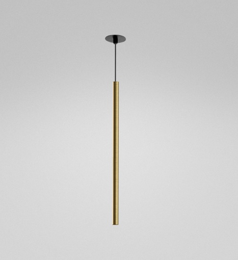 Immagine di Pendente Per Comodini Lampadario Da Incasso Cilindro Oro Led 7w 3000k Thalassia Gea Luce