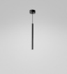 Immagine di Sospensione Tubolare Sottile Nera Per Comodini Led 7w Ottica 18° Thalassia Gea Luce