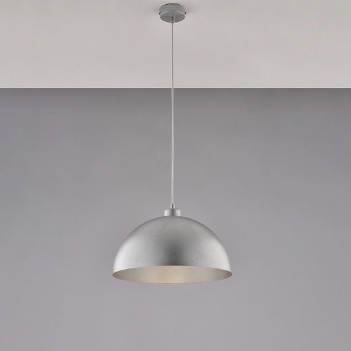 Immagine di Lampada a Sospensione Cupola Argento 35 cm Marcus Be Light