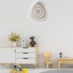 Immagine di Plafoniera Triangolo Glitter Led 3000k-4500k Stecy Bianco Be Light