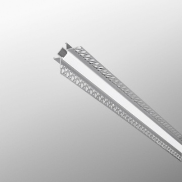Immagine di Profilo Angolare 2mt Per Strip Led Da Incasso Parete Cartongesso Angle Intec Light