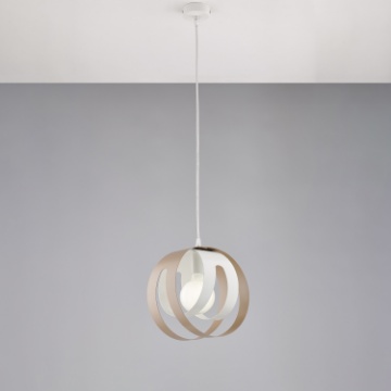 Immagine di Sospensione Moderna Bianco e Tortora Tobias Be Light