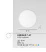 Immagine di Plafoniera Luminosa Plastica Sottile 50cm Led 40w CCT Mayfair Fan Europe