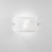 Immagine di Applique Vetro Curvo Bianco Decoro Onde 2xE27 Kardio Fan Europe