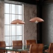 Immagine di Lampada Cupola Rame Illuminazione Tavolo Sender 1xE27 Be Light