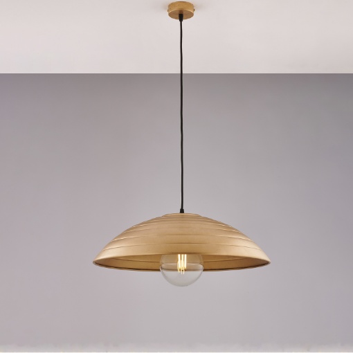 Immagine di Lampadario A Cupola Oro 50 cm Sender Be Light