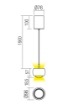Immagine di Lampada A Sospensione Per Isola Cucina Led 12w 3000k Luce Sopra e Sotto Aves Grigio Smarter