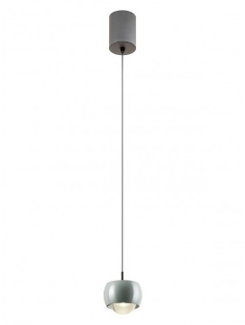 Immagine di Lampada A Sospensione Per Isola Cucina Led 12w 3000k Luce Sopra e Sotto Aves Grigio Smarter