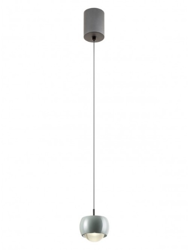 Immagine di Lampada A Sospensione Per Isola Cucina Led 12w 3000k Luce Sopra e Sotto Aves Grigio Smarter