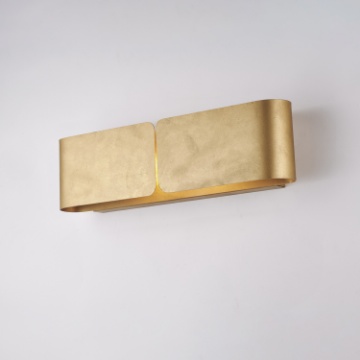 Immagine di Applique Fascia Metallo Oro Doppia Emissione Hug Be Light