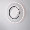 Immagine di Plafoniera Design Cerchi Bianco Nero Led 67 CCT Annie Be Light