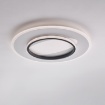 Immagine di Plafoniera Design Cerchi Bianco Nero Led 67 CCT Annie Be Light