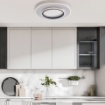 Immagine di Plafoniera Design Cerchi Bianco Nero Led 67 CCT Annie Be Light