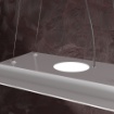 Immagine di Lampadario Rettangolare Led Gx53 Luce Sopra Sotto Area 1127 S8R+3 Top Light