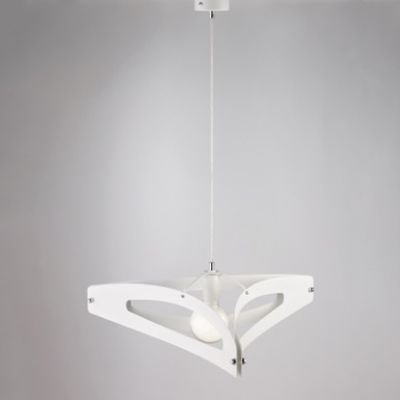 Immagine di Lampadario Triangolo Bianco Onyx 1xE27 Be Light