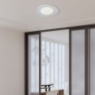 Immagine di Plafoniera Design Ovale Argento Led 24w 4000k Clara Be Light
