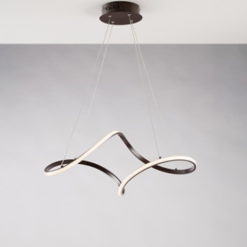 Immagine di Sospensione Marrone Design Intrecciato Led 44w 4000k Dana Be Light