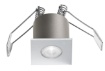 Immagine di Faretto Bianco Quadrato da Incasso Led 3w Ottica 38 GFA1092 Gea