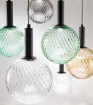 Immagine di Sospensione Led Sfera Pendente Vetro Balloton 13cm Per Comodini Golf Ondaluce