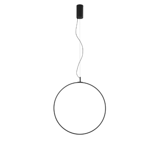 Immagine di Lampadario Verticale Anello 60cm Luce Indiretta Led CCT 30w Toorx Fan Europe