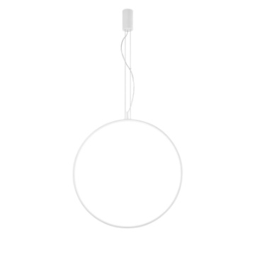 Immagine di Sospensione Cerchio Verticale 80cm Led 40w Luce Indiretta CCT Toorx Fan Europe
