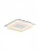 Immagine di Plafoniera Quadrata Bianca Led 28w CCT 3000k 6500k Perimetro Smarter