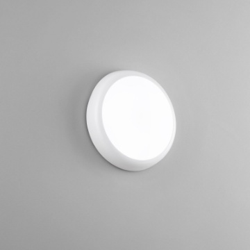 Immagine di Plafoniera Esterni Rotonda Bianca Led CCT 18w Con Sensore Hublot Intec