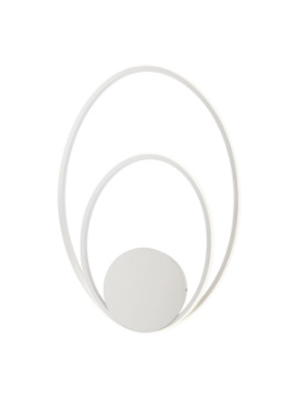 Immagine di Lampada Led Ovale Moderna Bianca Da Parete Soffitto Nexus 45w 3000k 4000k Smarter