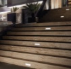 Immagine di Segnapassi Led Da Incasso Muratura Scalini Esterni IP65 Bianco GES1191 Gea Led
