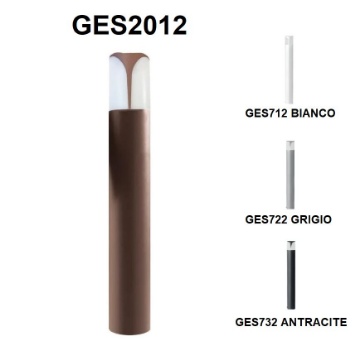 Immagine di Lampioncino Per Esterni Alluminio 80 cm 1xE27 IP44 Stele Gea Led