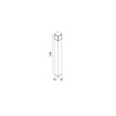 Immagine di Lampione Da Giardino Paletto Squadrato 80cm IP44 GES2033 GES2023 Gea Led